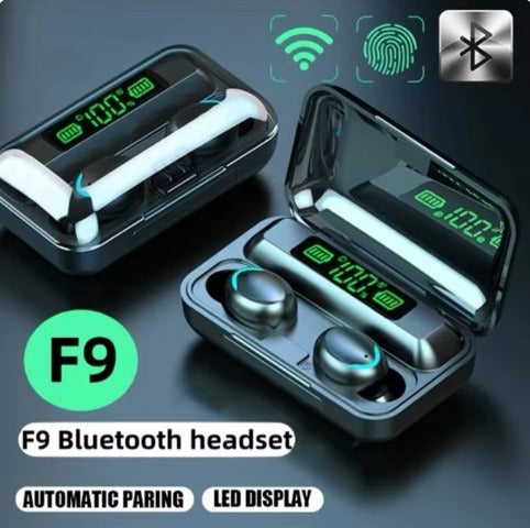 🎧 Audífonos Bluetooth F9 – Sonido potente, libertad total