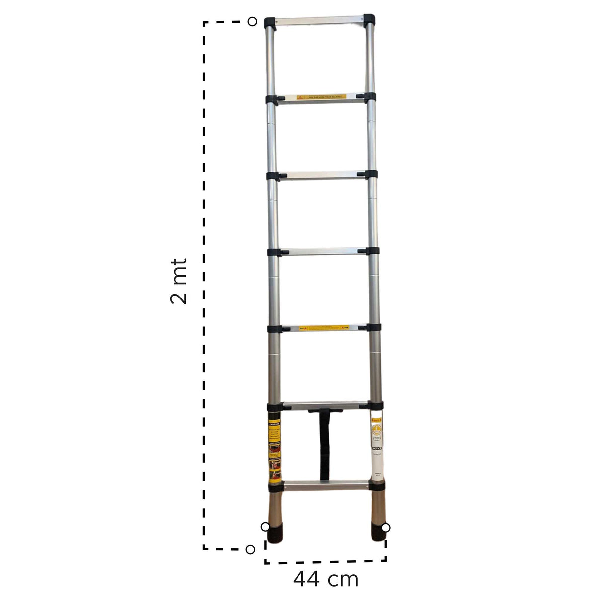 Escalera Plegable Portátil Multiusos Aluminio 150 Kg