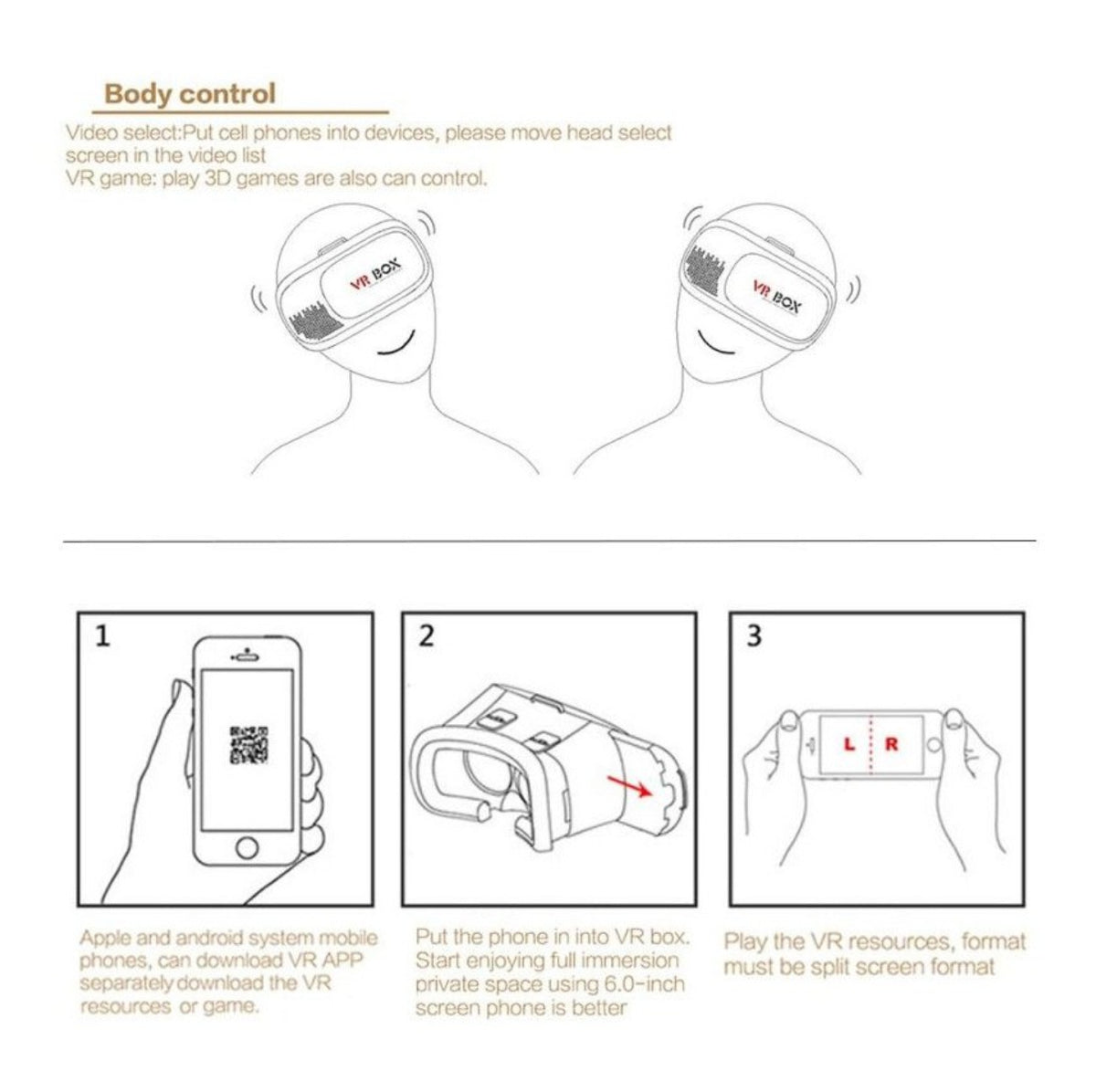 Gafas 3d Realidad Virtual Avanzada