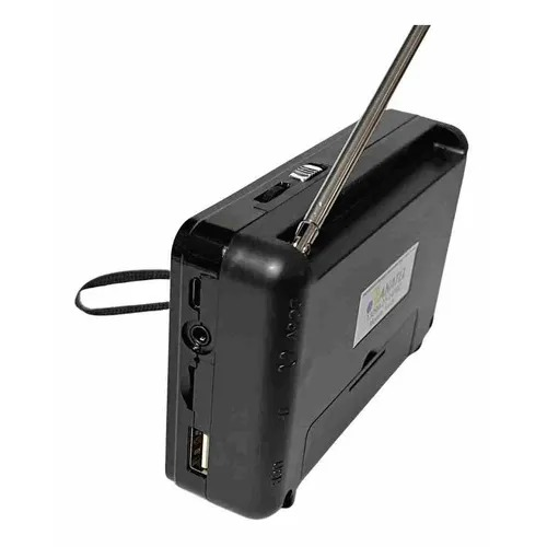 Radio bolsillo portátil FM, AM, USB, SD, batería recargable - Radio Dubai