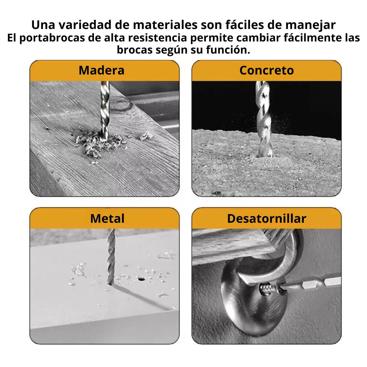 Taladro Inhalambrico Doble Bateria