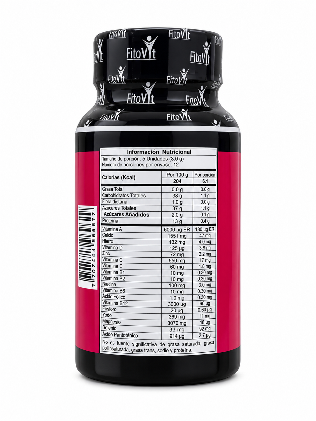 5 Colágenos Hidrolizados Fitovit con Colágeno Tipo 1, 2 y 3 – 60 Tabletas Masticables Sabor Uva.Invima