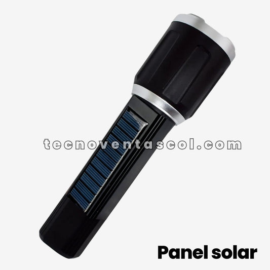 Doble reflector Super Zoom, Panel solar, recargable