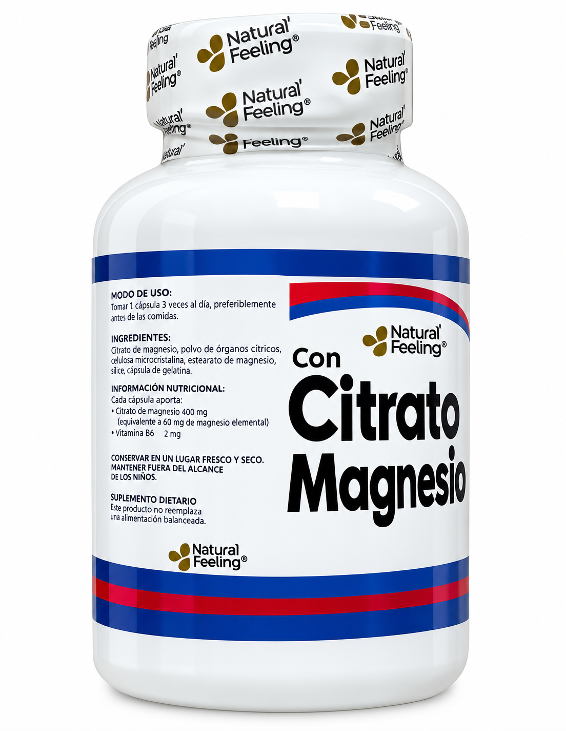CITRATO DE MAGNESIO – Suplemento de Magnesio en Cápsulas para el Bienestar Muscular y Nervioso. INVIMA