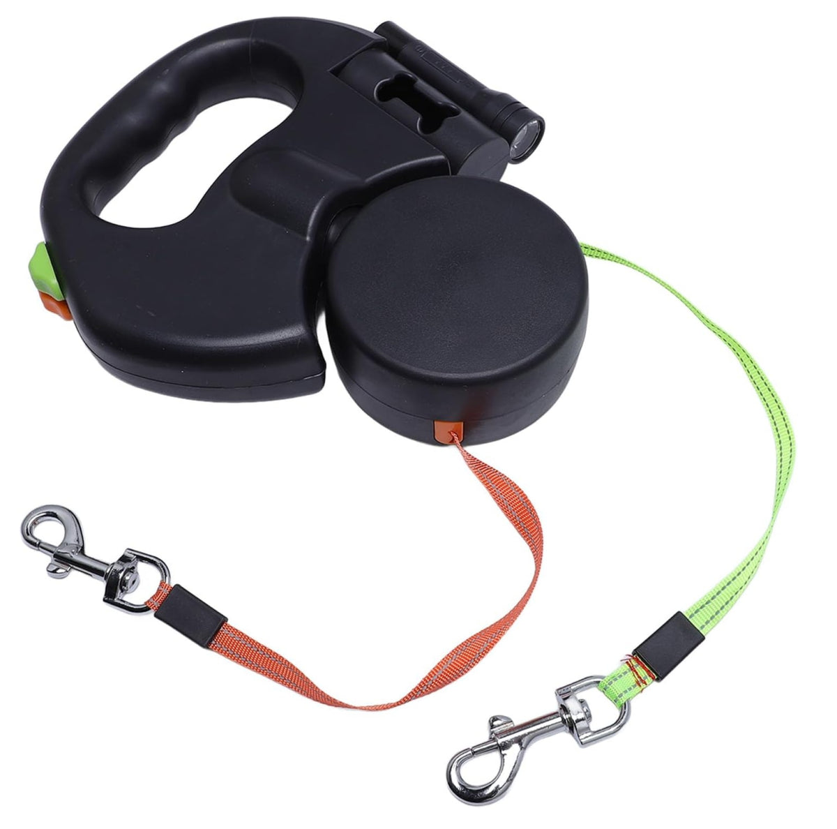 Correa Dual Retractil Extensible Mascota