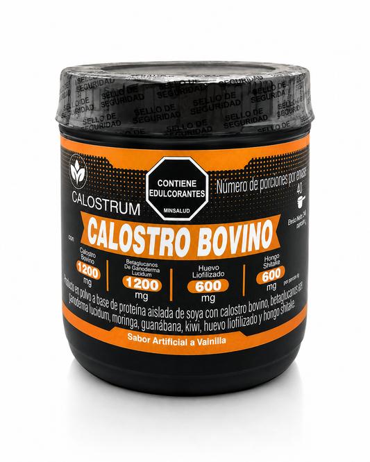 Calostro Bovino   Betaglucanos, Huevo Liofilizado y Hongos Funcionales. Invima