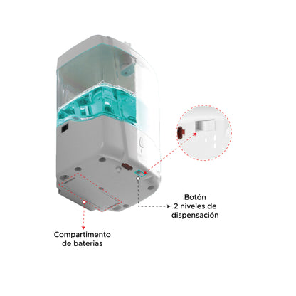 Dispensador Automático De Jabón Con Sensor De Movimiento