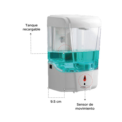Dispensador Automático De Jabón Con Sensor De Movimiento