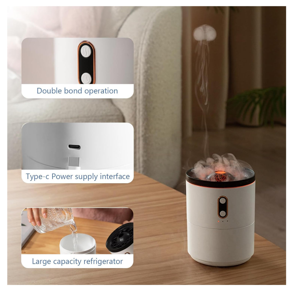 Humidificador Difusor Volcan