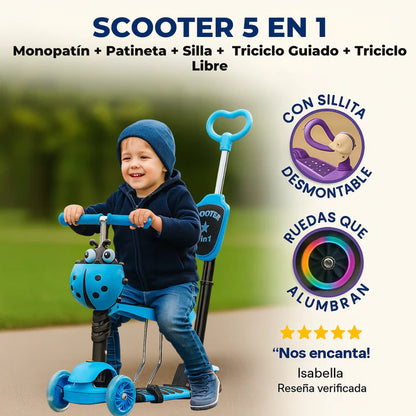 Scooter 5 en 1 Hermoso diseño🐞🛴