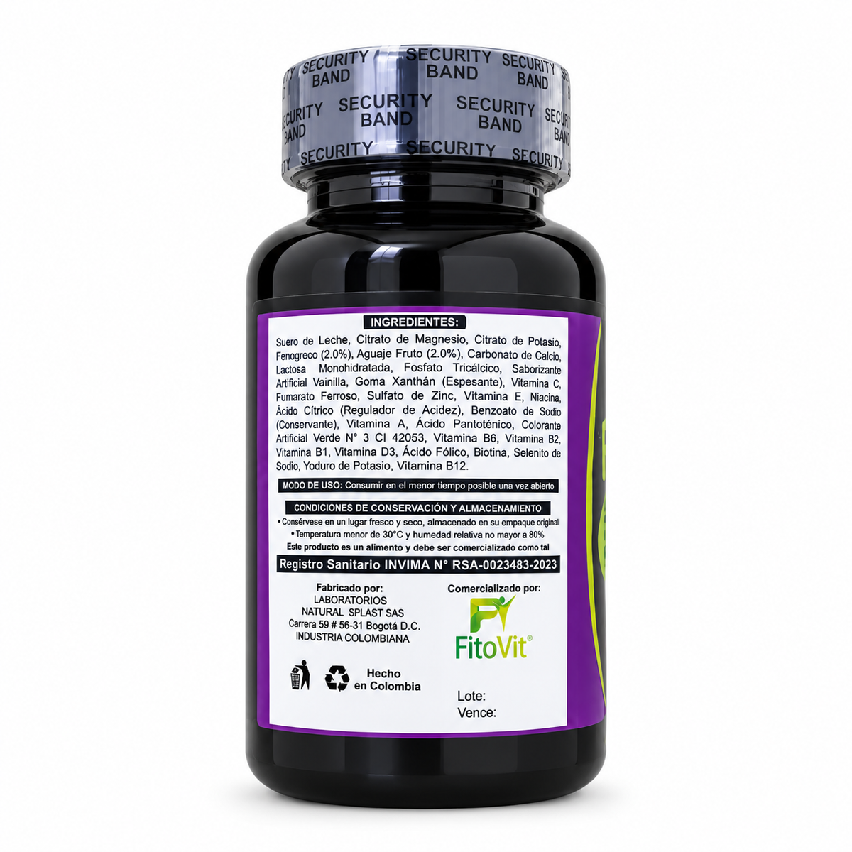 Aguaje Con Fenogreco, Magnesio Y Vitamina E.  INVIMA