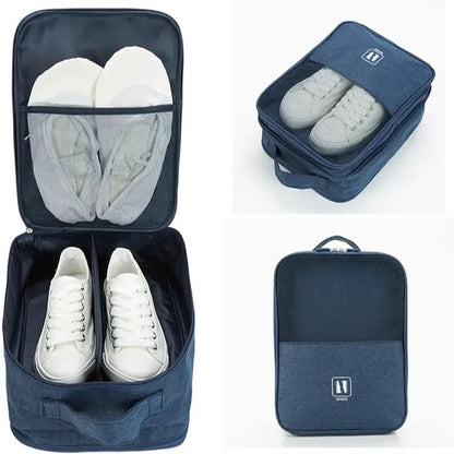 Organizador Bolso Pequeño De Calzado Zapatos Con Bolsillo Trasero Para Viaje