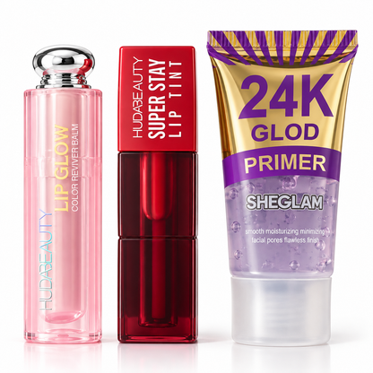 Set De Brochas De Maquillaje + Rizador De Pestañas