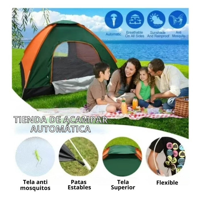 Carpa De Acampar Tipo Iglú Impermeable