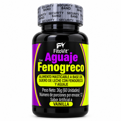 Aguaje Con Fenogreco, Magnesio Y Vitamina E.  INVIMA