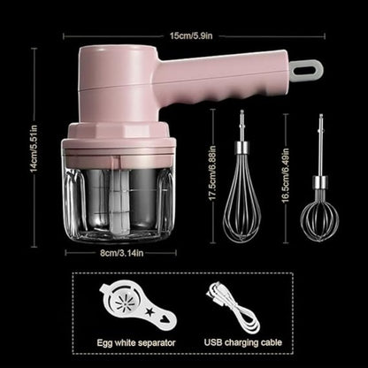 Batidora Electrica Con Accesorios