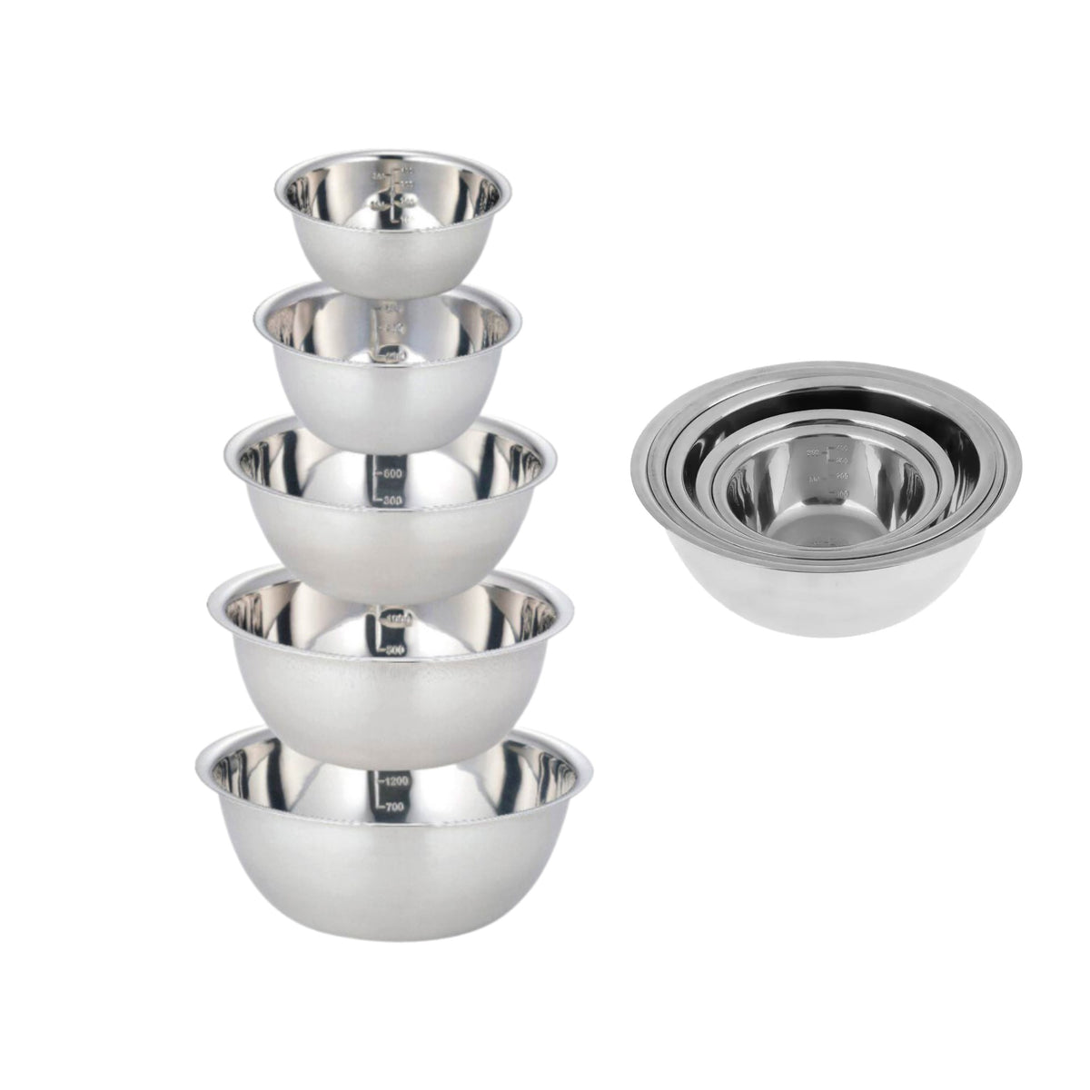 Set De 5 Ensaladeras