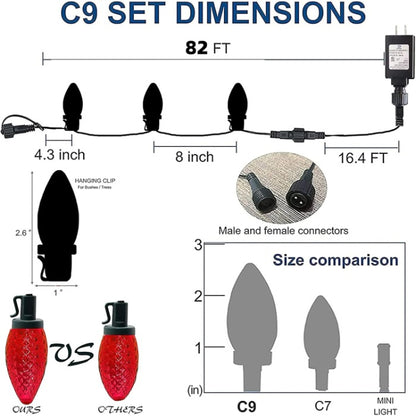Guirnalda De Luces Navidenas Acrilicas
