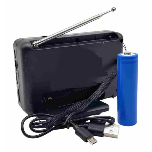 Radio bolsillo portátil FM, AM, USB, SD, batería recargable - Radio Dubai
