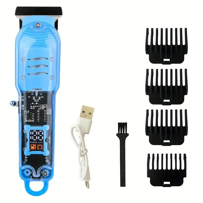 Máquina Cortadora Profesional LT-808 Recargable para Cabello y Barba + Navaja de Obsequio