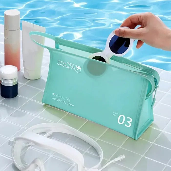 Bolso De Viaje Bolsa De Aseo Impermeable Para Playa, Piscina, Gimnasio