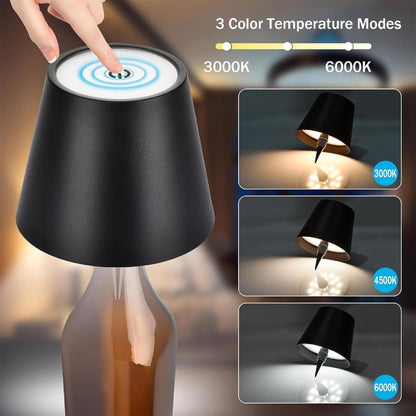 Lámpara LED Portátil Para Botella Con Sensor Touch