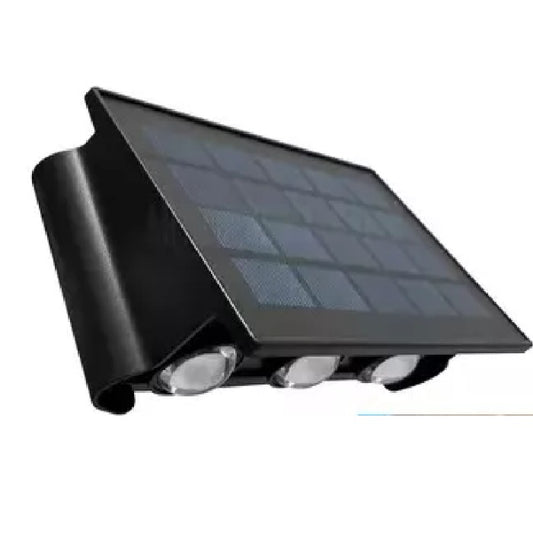 Lámpara Solar De Pared Bidireccional Para Fachadas Y Jardín