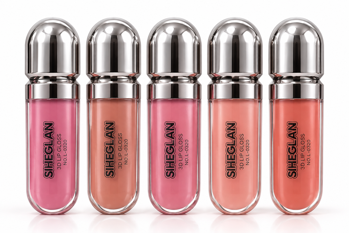 Set De 5 Brillos Labiales Efecto 3D