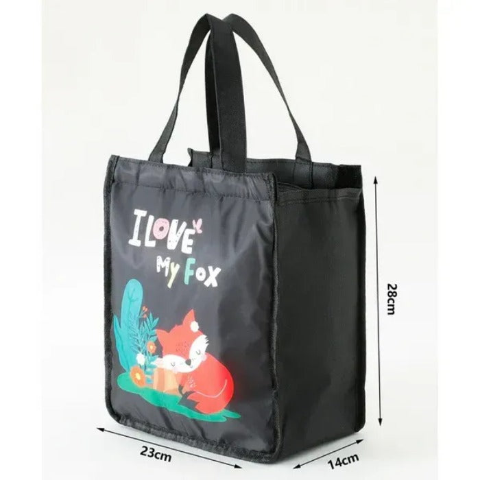 Bolso Térmico Aislante Bolsa Lonchera Impermeable Con Cierre Con Estampado
