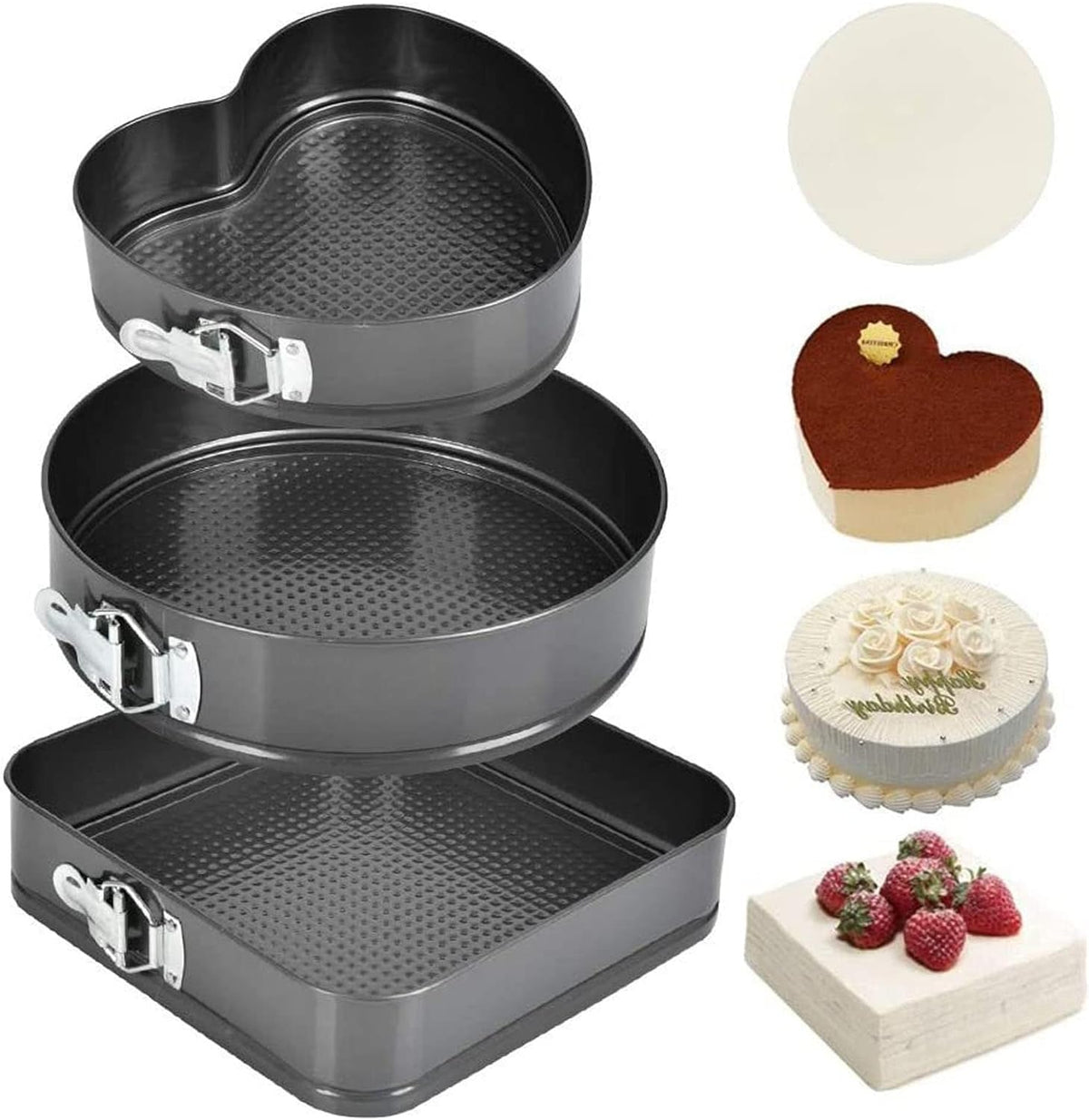 Juego De Moldes Para Pasteles X3