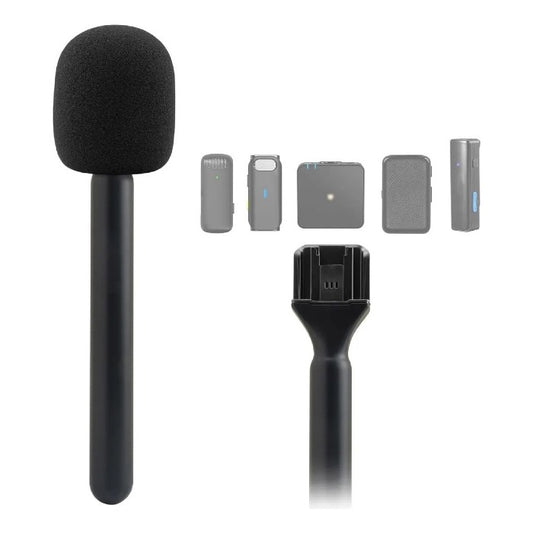 Adaptador De Mango Para Micrófono Inalámbrico Con Esponja