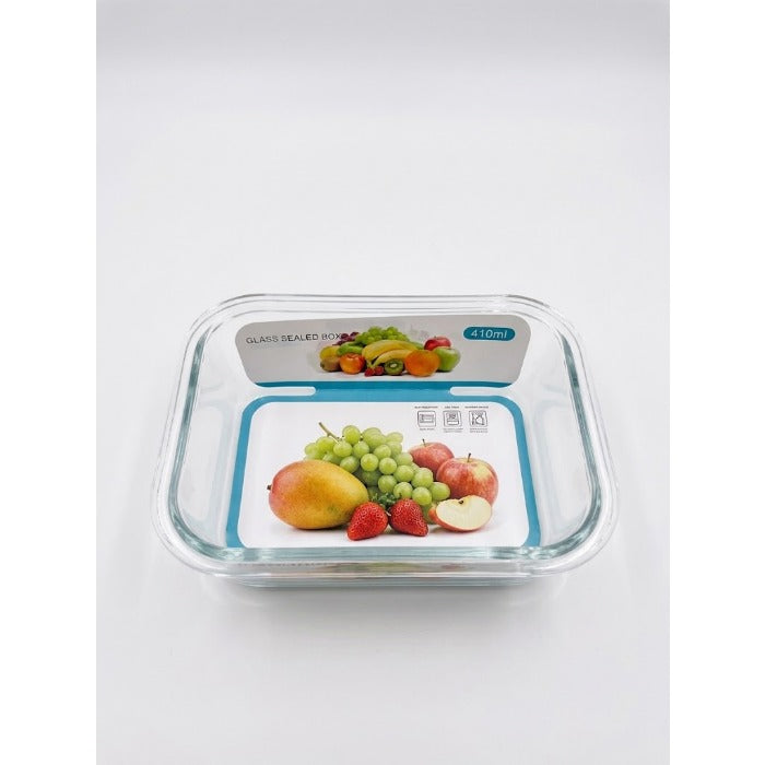 Refractario de Vidrio Hermético Rectangular 410 ml