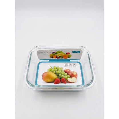 Refractario de Vidrio Hermético Rectangular 410 ml