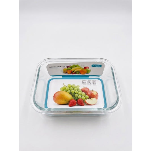 Refractario de Vidrio Hermético Rectangular 410 ml