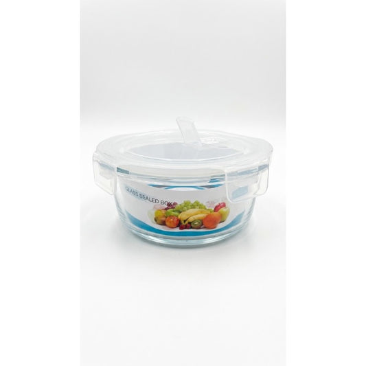 Refractario de Vidrio Hermético Redondo con Válvula de Vapor 650ml