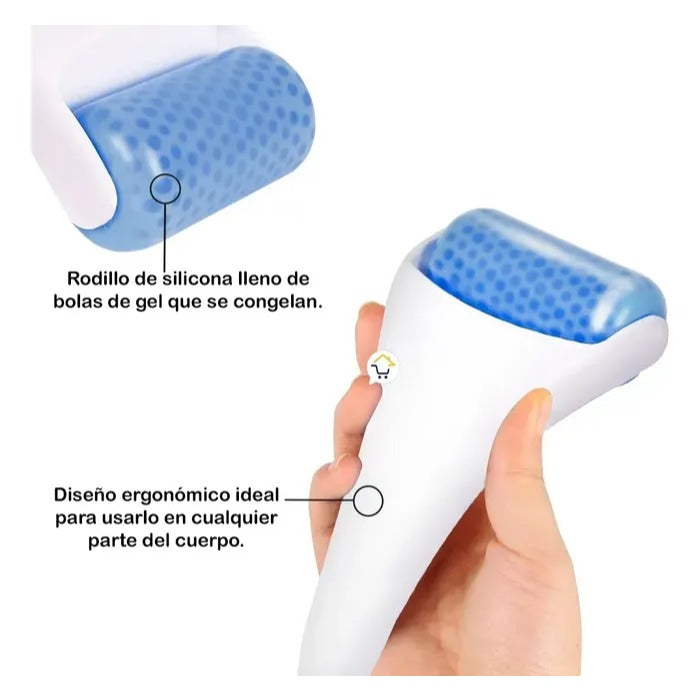 Rodillo Facial Reafirmante Desinflamatorio Para Masajes y Tonificación.