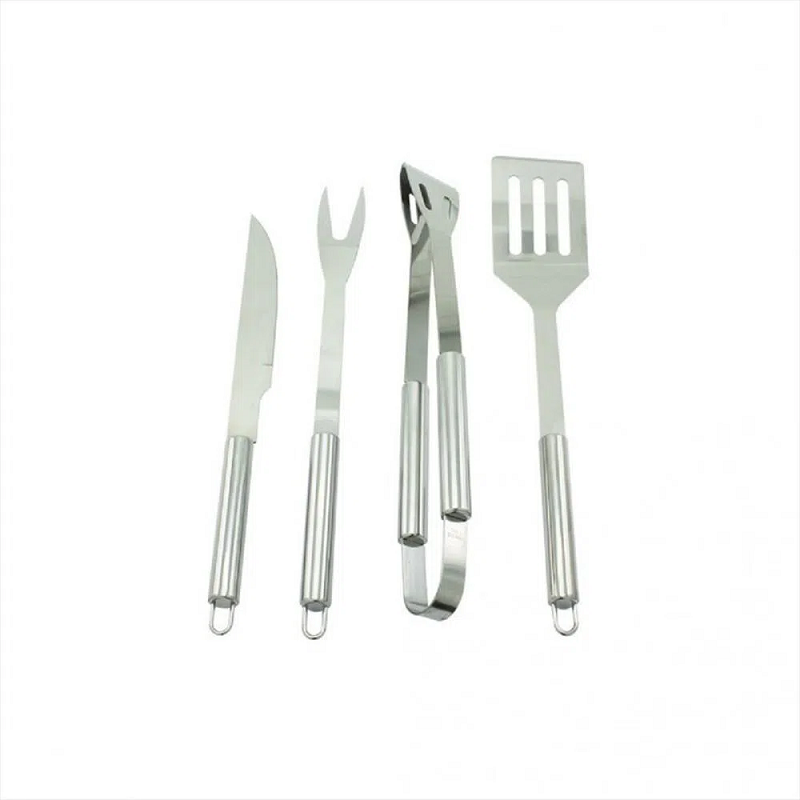 Set De 4 Utensilios Para Asado Bbq