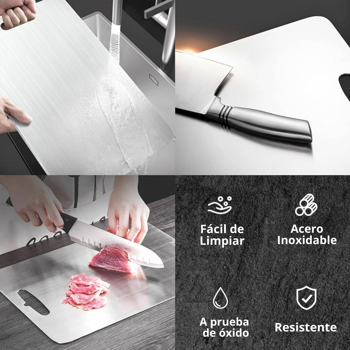 Combo Tablas De Acero Pequeña Y Grande