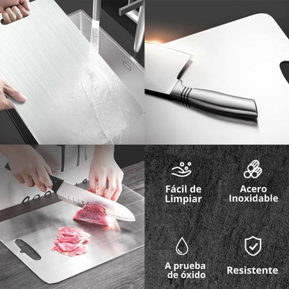 Combo Tablas De Acero Pequeña Y Grande