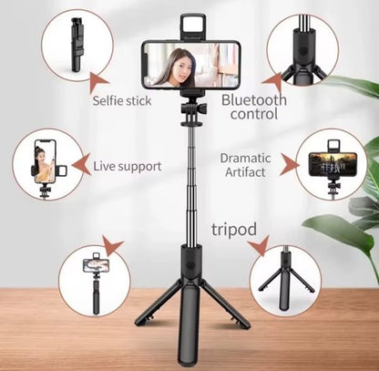 Tripode Con Control Remoto Bluetooth